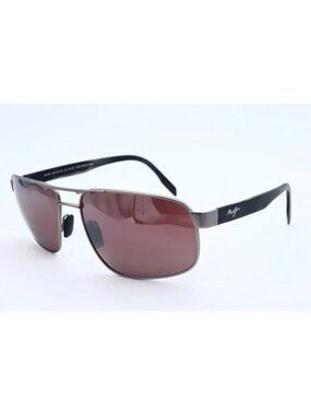 Maui Jim WHITEHAVEN MJ 776-14A Gunmetal Sunglasses Red Polarized